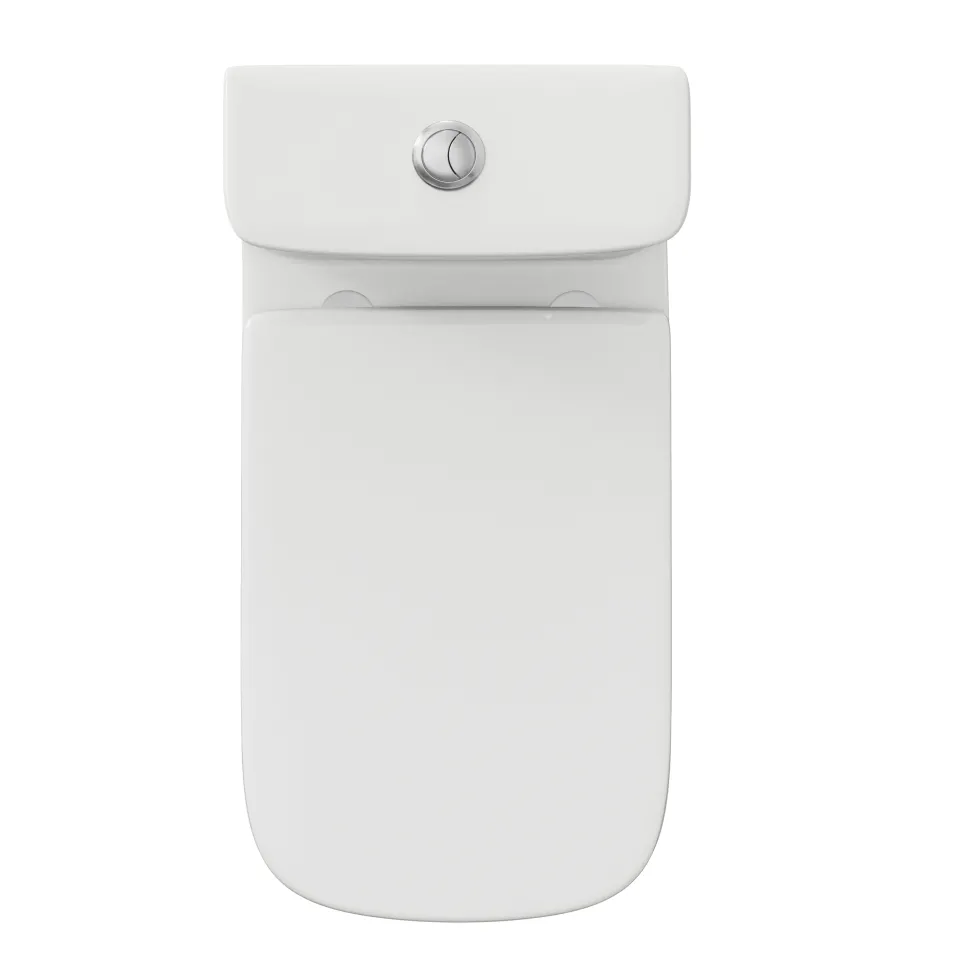 Harbour Alchemy Rimless Back to Wall Close Coupled Toilet & Soft Close Seat