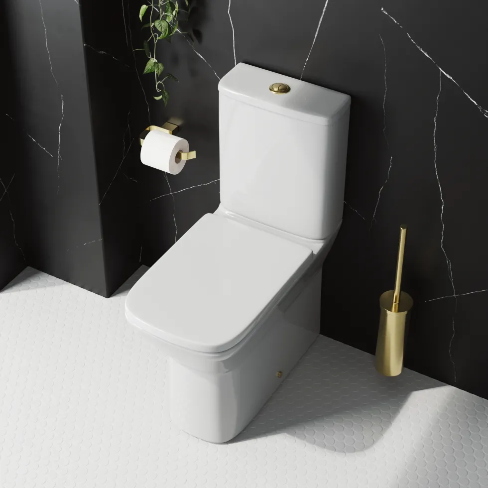 Harbour Alchemy Rimless Back to Wall Comfort Height Toilet & Soft Close Seat