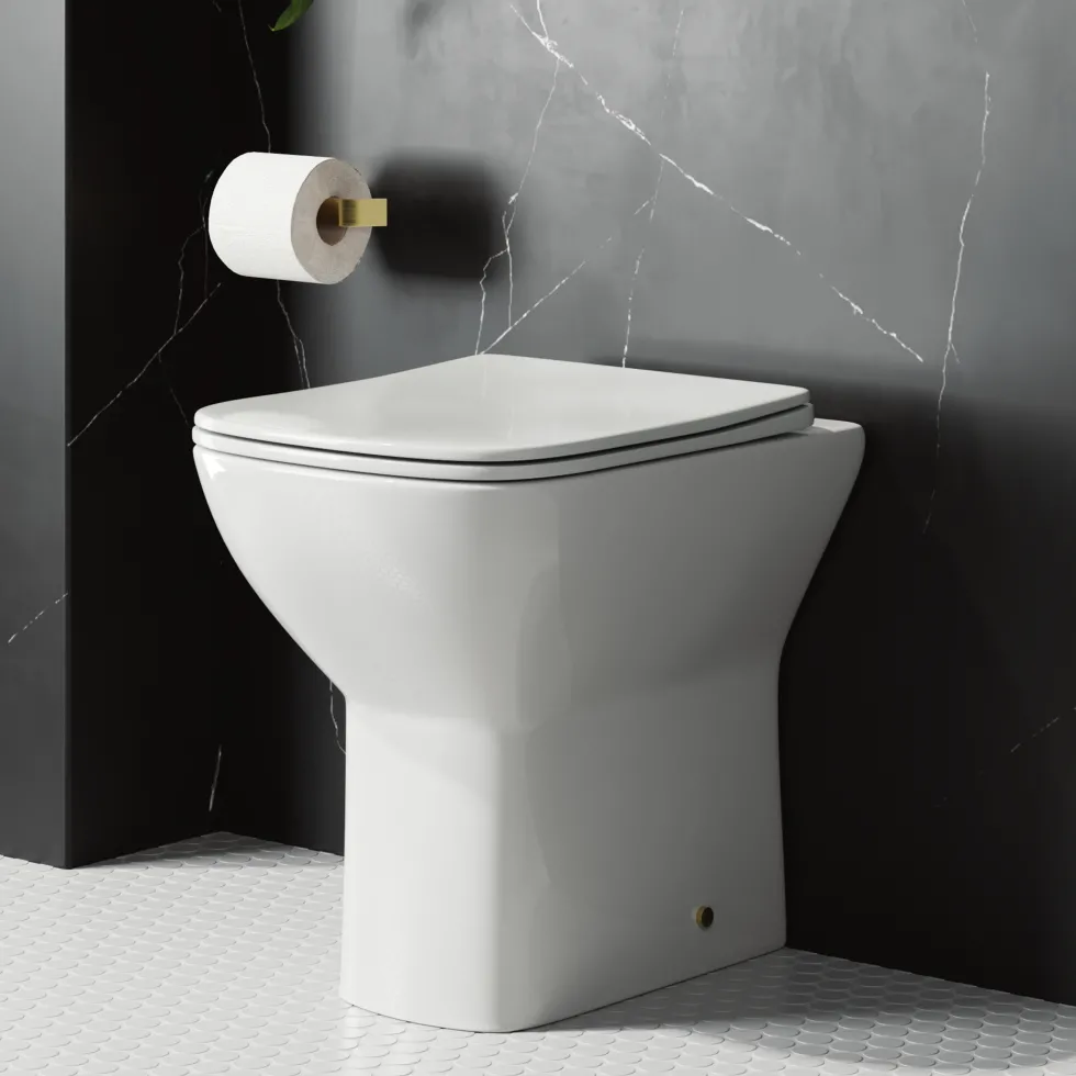 Harbour Alchemy Rimless Back To Wall Comfort Height Toilet & Soft Close Seat