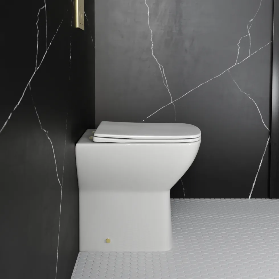 Harbour Alchemy Rimless Back To Wall Comfort Height Toilet & Soft Close Seat