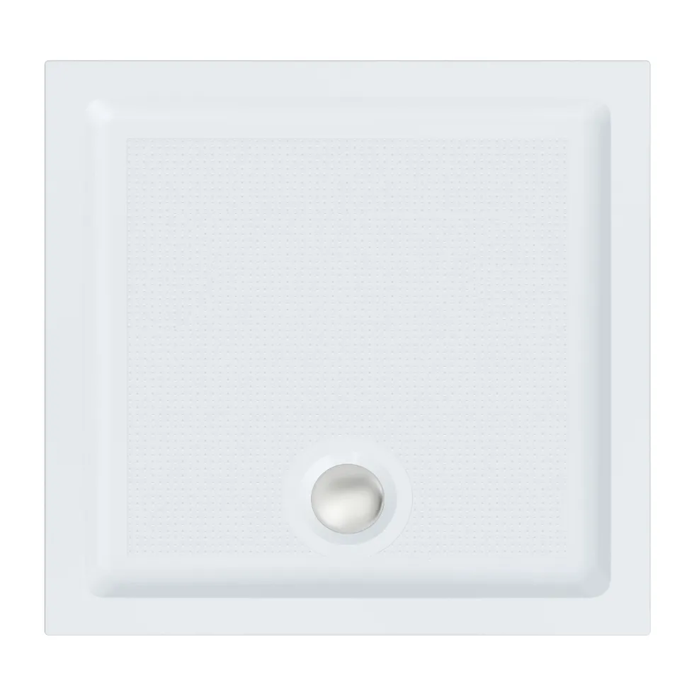 Harbour Anti Slip Gel Coated Stone Resin Square Shower Tray - 2 Sizes