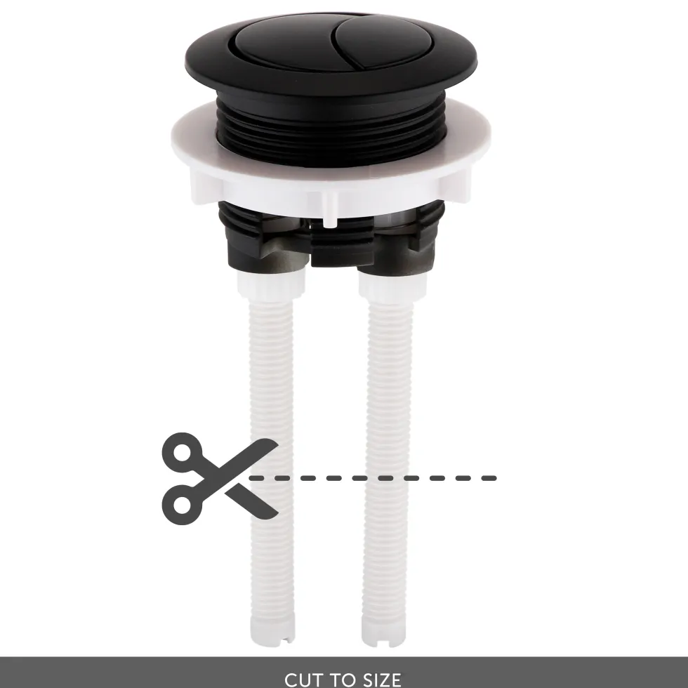 Harbour Cistern Flush Button 38mm - Matt Black