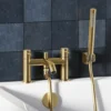Harbour Clarity Brushed Brass Bath Shower Mixer & Shower Kit