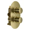 Harbour Clarity Brushed Brass 1 Outlet Thermostatic Concealed Shower Valve