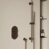Harbour Clarity Brushed Bronze Concealed Shower Valve & Slide Rail Kit