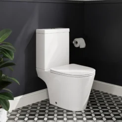 Harbour Clarity Close Coupled Rimless Toilet & Soft Close Seat