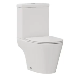 Harbour Clarity Close Coupled Rimless Toilet & Soft Close Seat