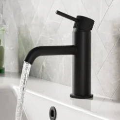 Harbour Clarity Knurled Basin Mixer Tap & Waste