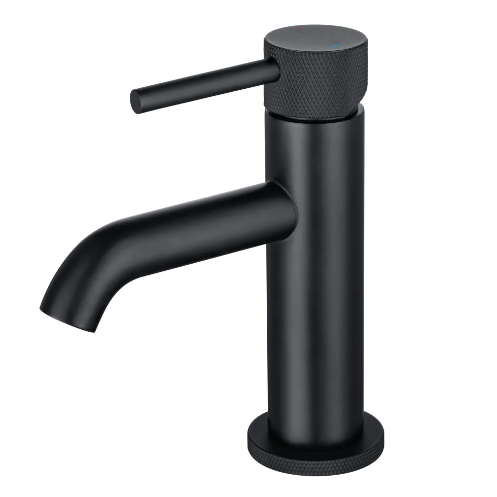 Harbour Clarity Knurled Basin Mixer Tap & Waste