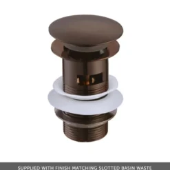 Harbour Clarity Knurled Basin Mixer Tap & Waste and Deck Mounted Bath Mixer Tap