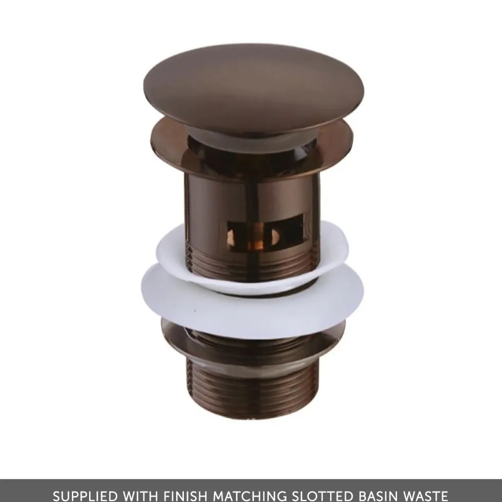 Harbour Clarity Knurled Basin Mixer Tap & Waste and Deck Mounted Bath Mixer Tap