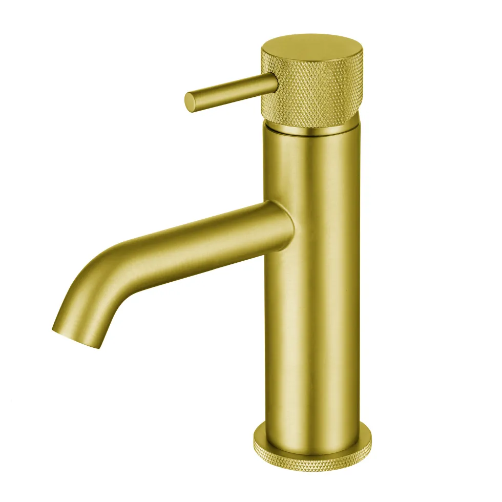 Harbour Clarity Knurled Mini Mono Basin Mixer Tap & Waste