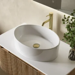 Harbour Clarity Knurled Tall Basin Mixer Tap