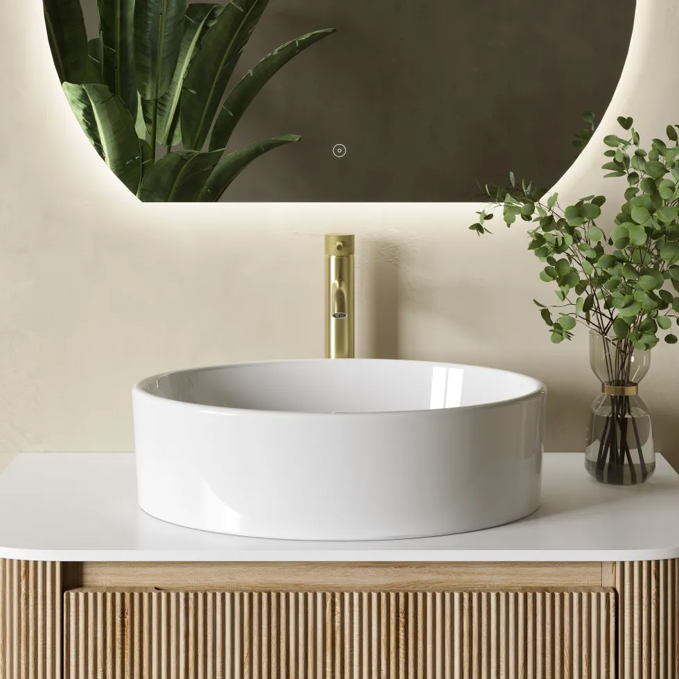 Harbour Clarity Knurled Tall Basin Mixer Tap