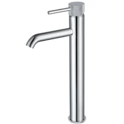 Harbour Clarity Knurled Tall Basin Mixer Tap