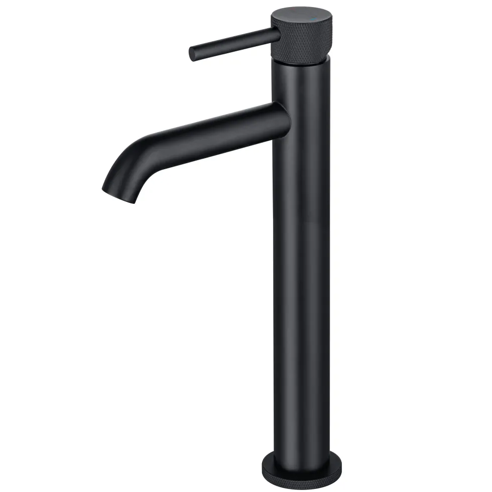 Harbour Clarity Knurled Tall Basin Mixer Tap