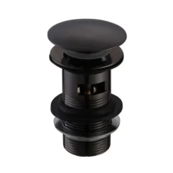 Harbour Clarity Matt Black Mini Basin Mixer Tap & Waste