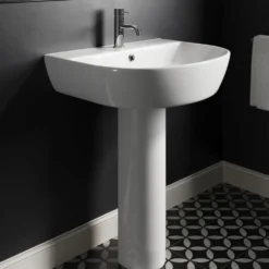 Harbour Clarity 555mm Basin & Full Pedestal