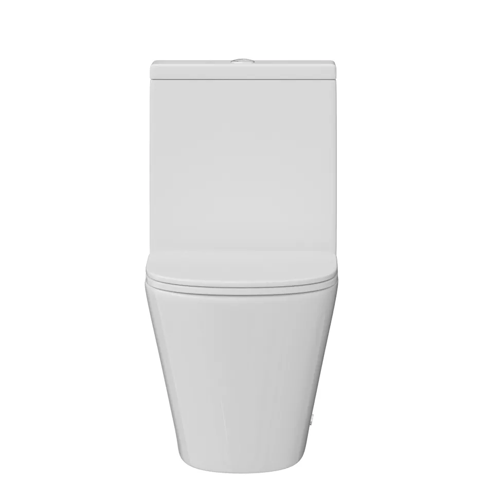 Harbour Clarity Rimless Back to Wall Close Coupled Toilet & Soft Close Seat