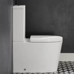 Harbour Clarity Rimless Back to Wall Close Coupled Toilet & Soft Close Seat