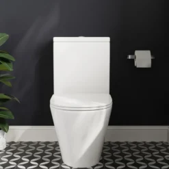 Harbour Clarity Rimless Back to Wall Close Coupled Toilet & Soft Close Seat