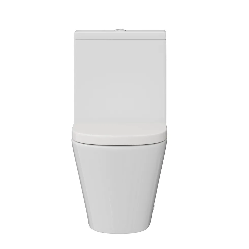 Harbour Clarity Rimless Back to Wall Close Coupled Toilet & Soft Close Seat