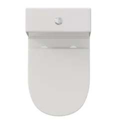 Harbour Clarity Rimless Back to Wall Close Coupled Toilet & Soft Close Seat