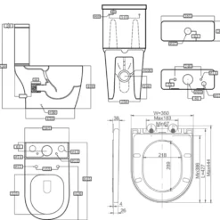Harbour Clarity Rimless Toilet & Basin Bathroom Suite