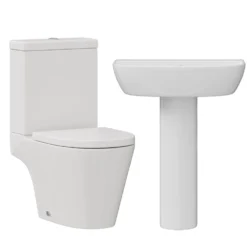 Harbour Clarity Rimless Toilet & Basin Bathroom Suite