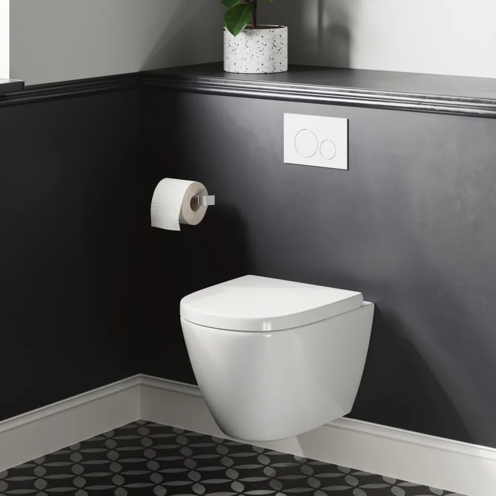 Harbour Clarity Rimless Wall Hung Toilet & Soft Close Seat