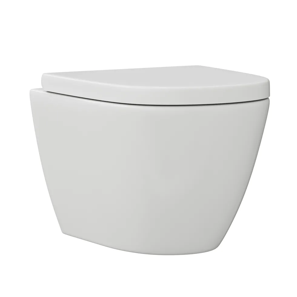 Harbour Clarity Rimless Wall Hung Toilet & Soft Close Seat