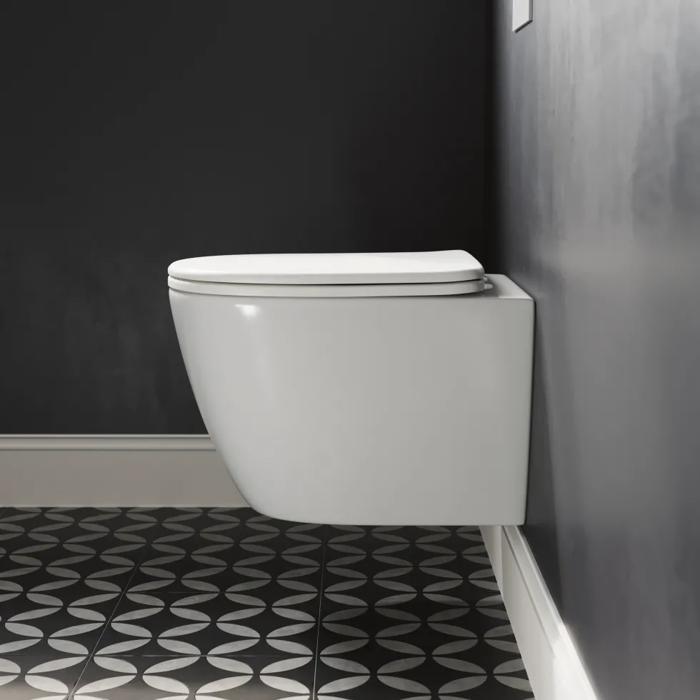 Harbour Clarity Rimless Wall Hung Toilet & Soft Close Seat
