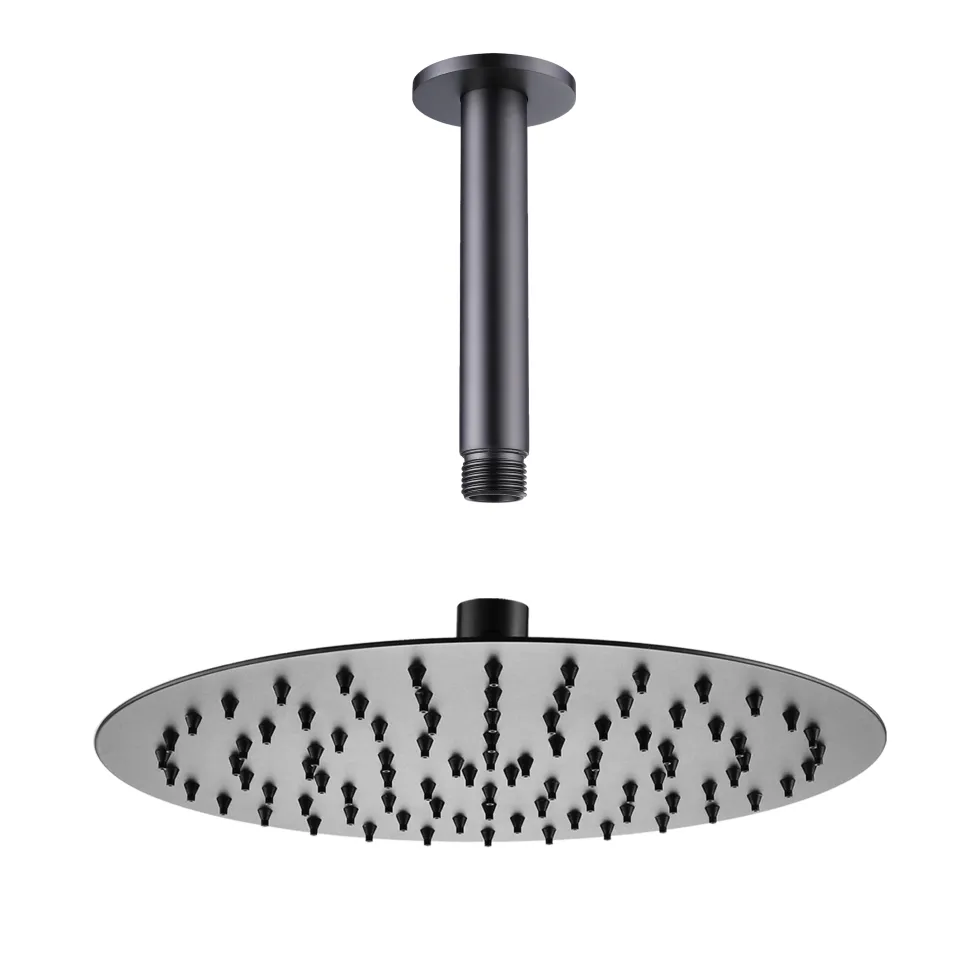 Harbour Clarity Round Shower Head with Ceiling Arm