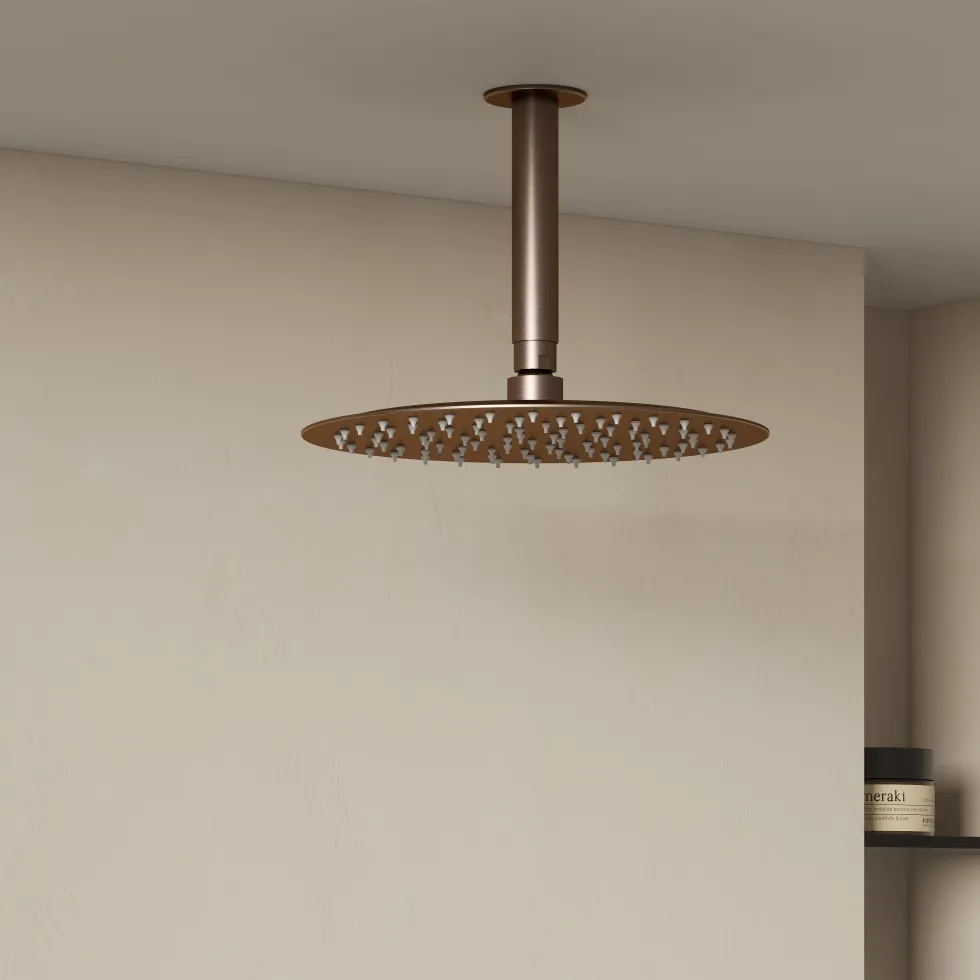 Harbour Clarity Shower Package with 3 Outlet Valve, Fixed Head & Ceiling Arm, Wall Shower Kit and Overflow Bath Filler
