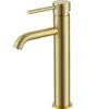 Harbour Clarity Tall Basin Mixer Tap - Brushed Brass
