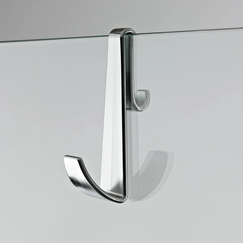 Harbour Contour Chrome Robe Hook for Frameless Enclosures
