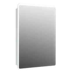 Harbour Design LED Mirrored Cabinet with Demister Pad & Shaver Socket - 500 x 700mm