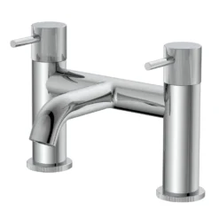Harbour Fluted Deck Mounted Bath Mixer Tap