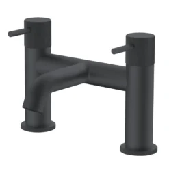 Harbour Fluted Deck Mounted Bath Mixer Tap