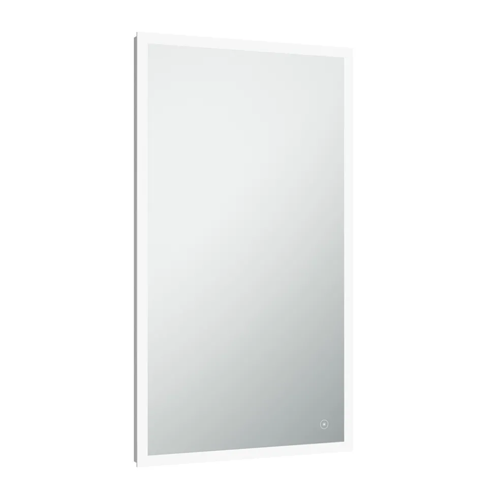 Harbour Glow LED Mirror with Demister Pad & Infrared Touch Button - 450 x 800mm