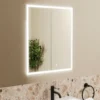 Harbour Glow Recessed Double Door LED Bathroom Mirror Cabinet - 600 x 700mm
