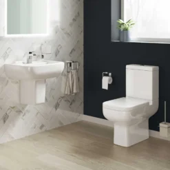 Harbour Icon 550mm 1 Tap Hole Basin & Semi Pedestal