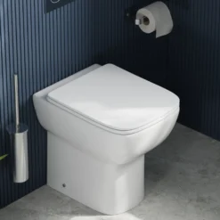 Harbour Icon Rimless Back to Wall Comfort Height Toilet & Soft Close Seat