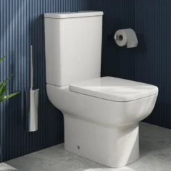Harbour Icon Rimless Close Coupled Toilet & Soft Close Seat
