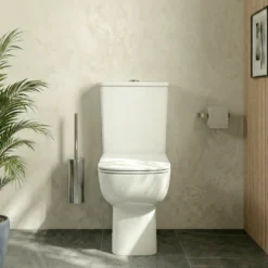 Harbour Icon Rimless Close Coupled Toilet & Soft Close Seat