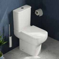 Harbour Icon Rimless Comfort Height Close Coupled Toilet & Soft Close Seat