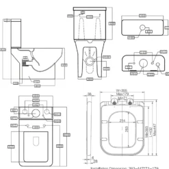 Harbour Icon Rimless Toilet & Basin Bathroom Suite