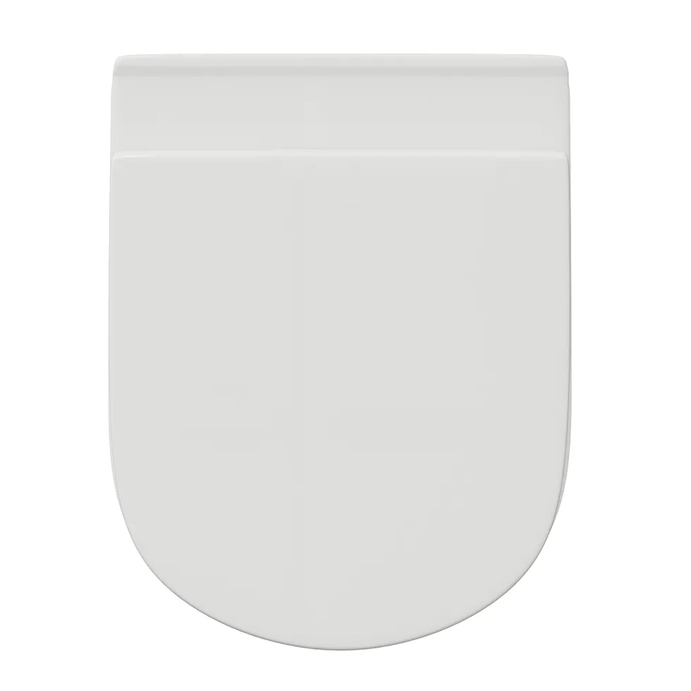 Harbour Identity Comfort Height Rimless Back to Wall Toilet & Soft Close Seat