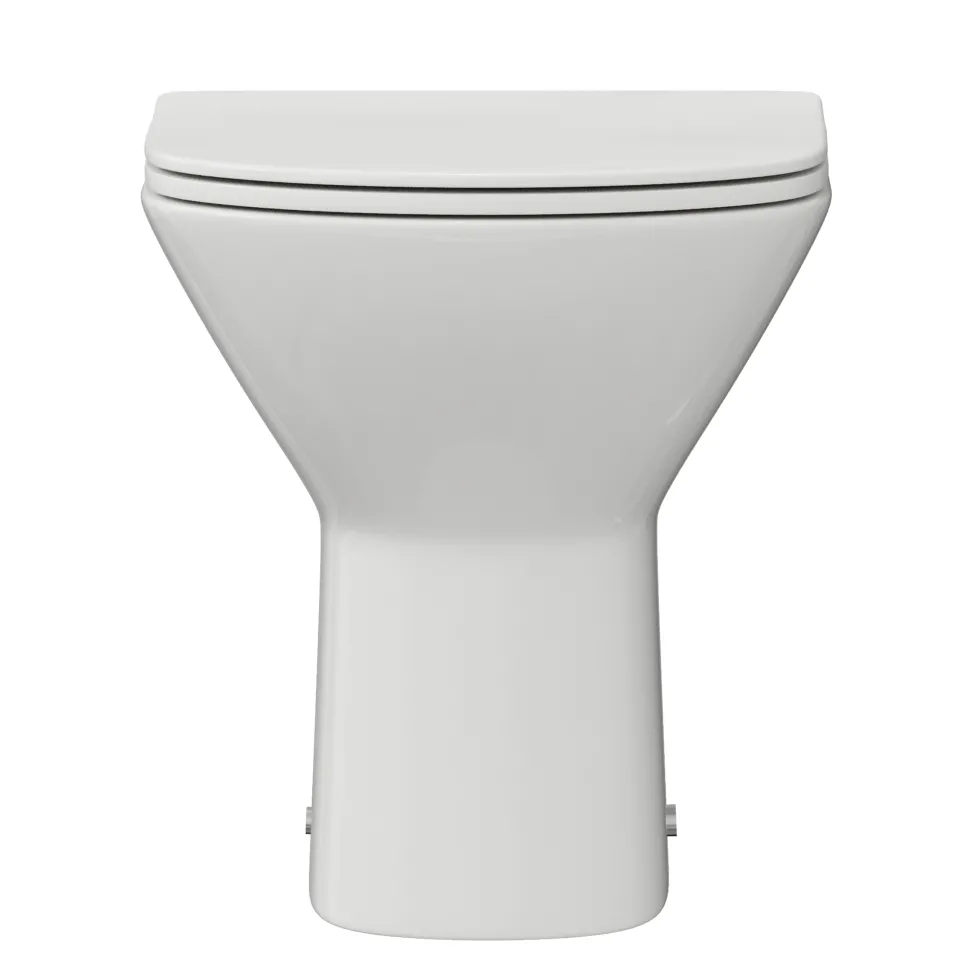 Harbour Identity Comfort Height Rimless Back to Wall Toilet & Soft Close Seat