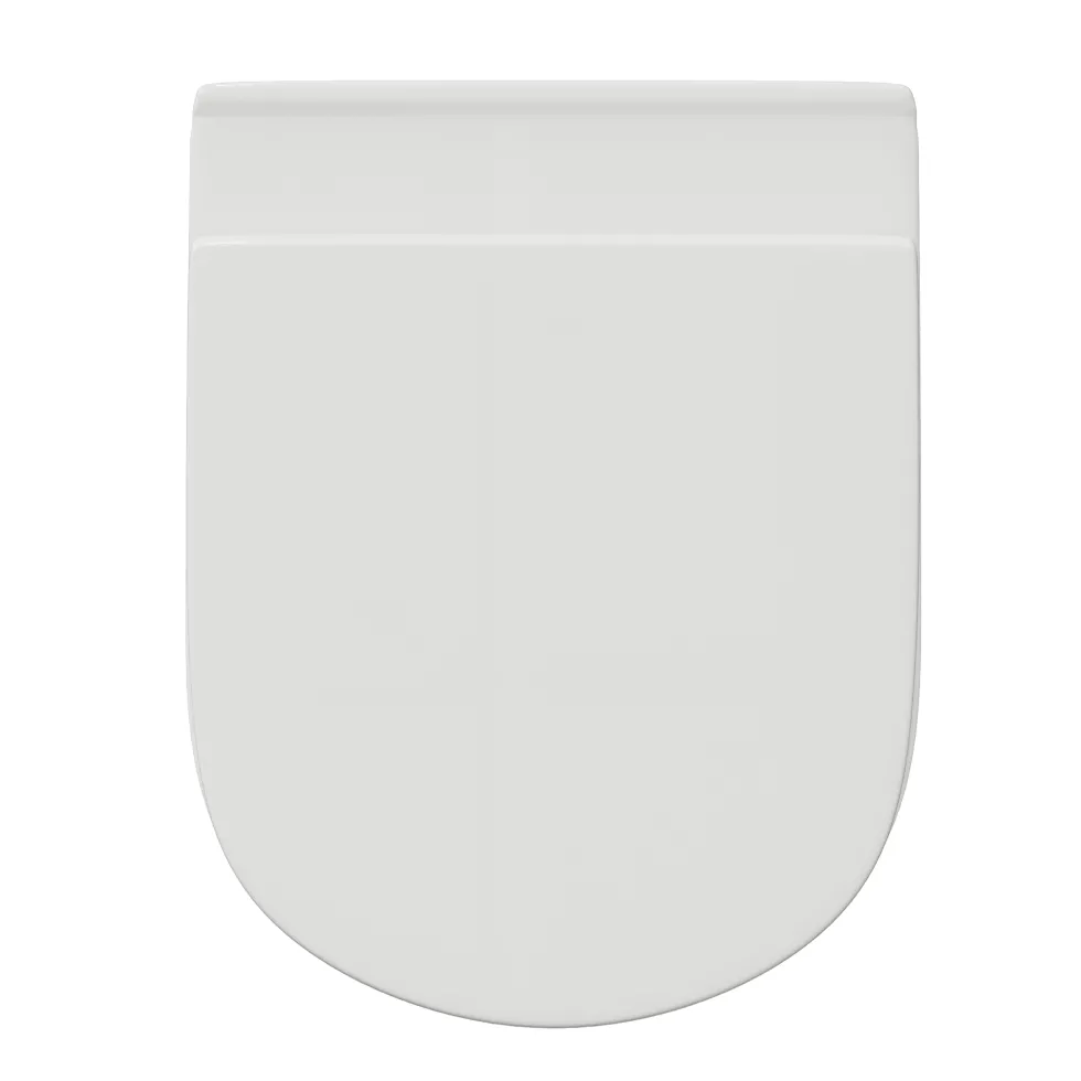 Harbour Identity Comfort Height Rimless Back to Wall Toilet & Soft Close Seat